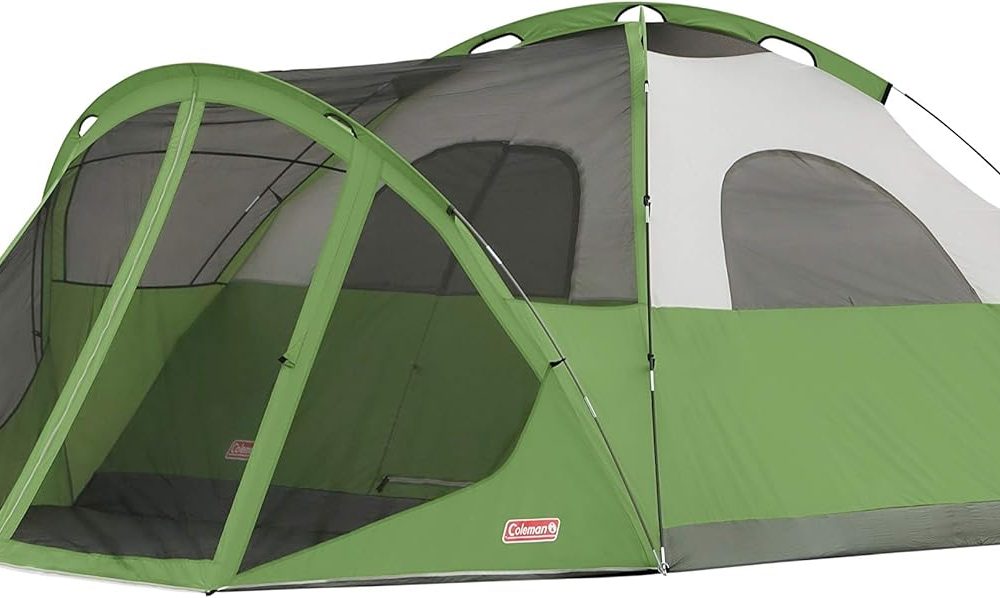 Coleman Evanston Screened Camping Tent, 6/8 Person Weatherproof Tent with Roomy Interior Includes Rainfly, Carry Bag, Easy Setup and Screened-In Porch - Image 2