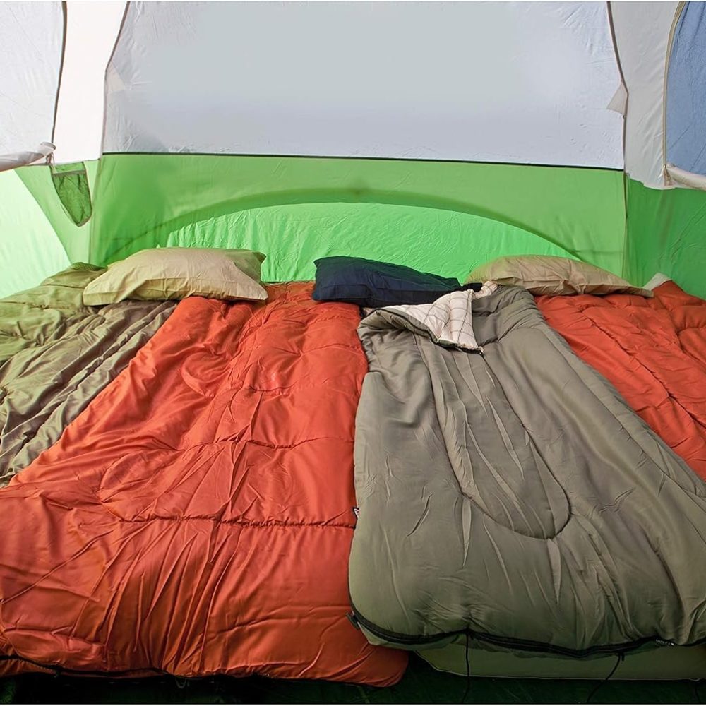 Coleman Evanston Screened Camping Tent, 6/8 Person Weatherproof Tent with Roomy Interior Includes Rainfly, Carry Bag, Easy Setup and Screened-In Porch - Image 4