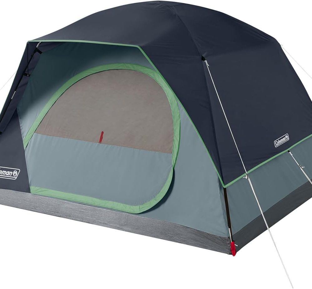Coleman Skydome Tent with 5 Minute Setup, 4-Person Weatherproof Tent with Rainfly & Carry Bag, 20% More Headroom Than Traditional Canopies